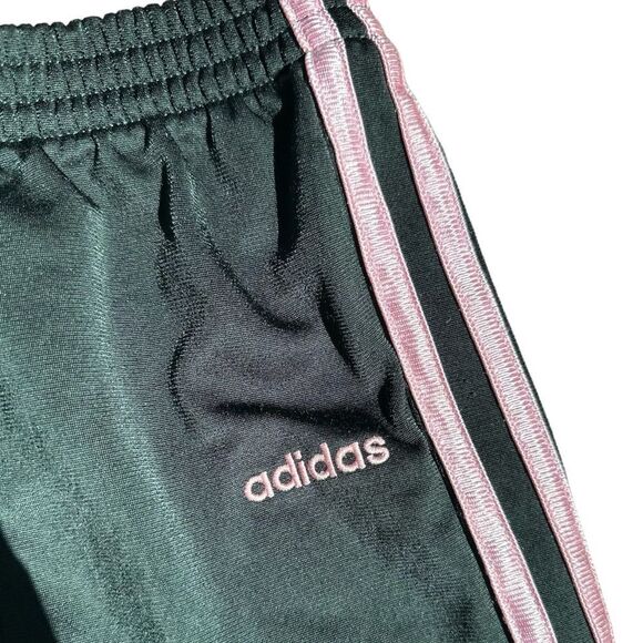 Adidas 5T Girls  Black/Pink Track Pants - Picture 2 of 4